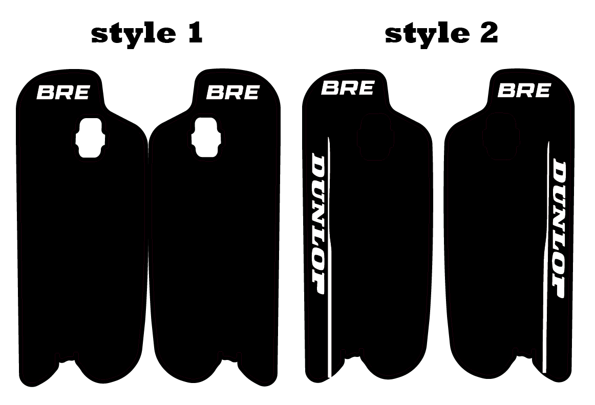 Fast Ace Fork Guard Decals