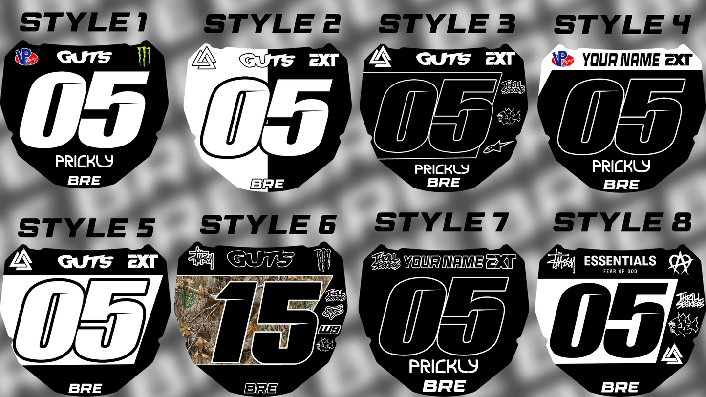 BRE CUSTOM ODI PLATE