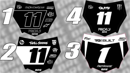 BRE CUSTOM MOTOCUTZ PLATE