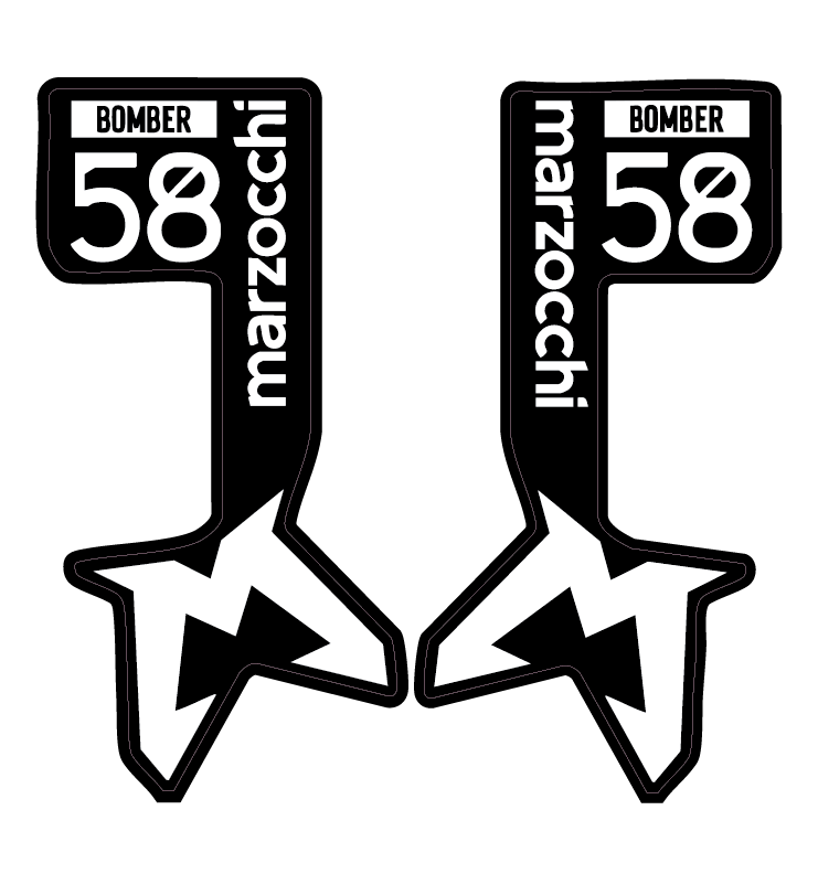 Bomber 58 Fork Decal