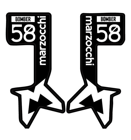 Bomber 58 Fork Decal